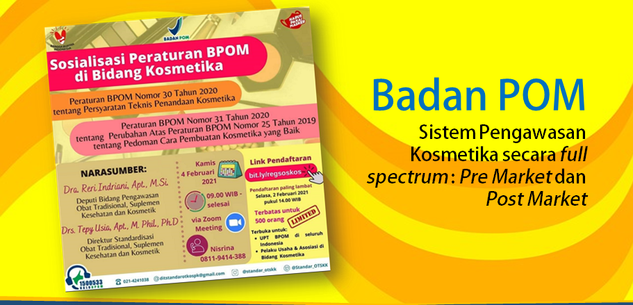 Lindungi Konsumen, Badan POM Awasi Kosmetika Full Spectrum